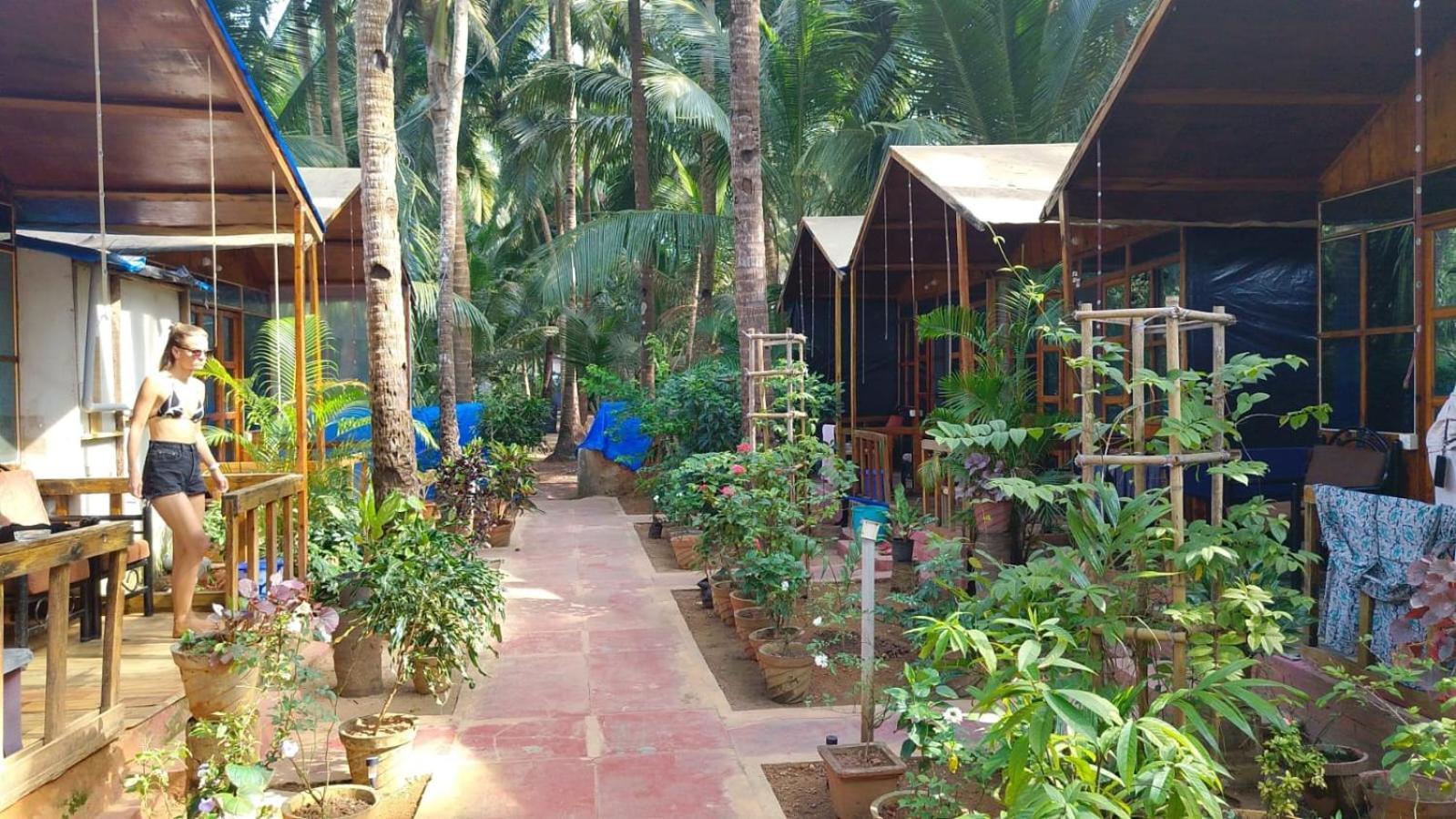 Csf Garden Huts Hotell Palolem Exteriör bild